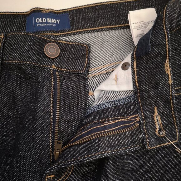 NWT Old Navy Girls Size 14 Regular Dark Wash Straight Fit Jeans - Picture 8 of 14